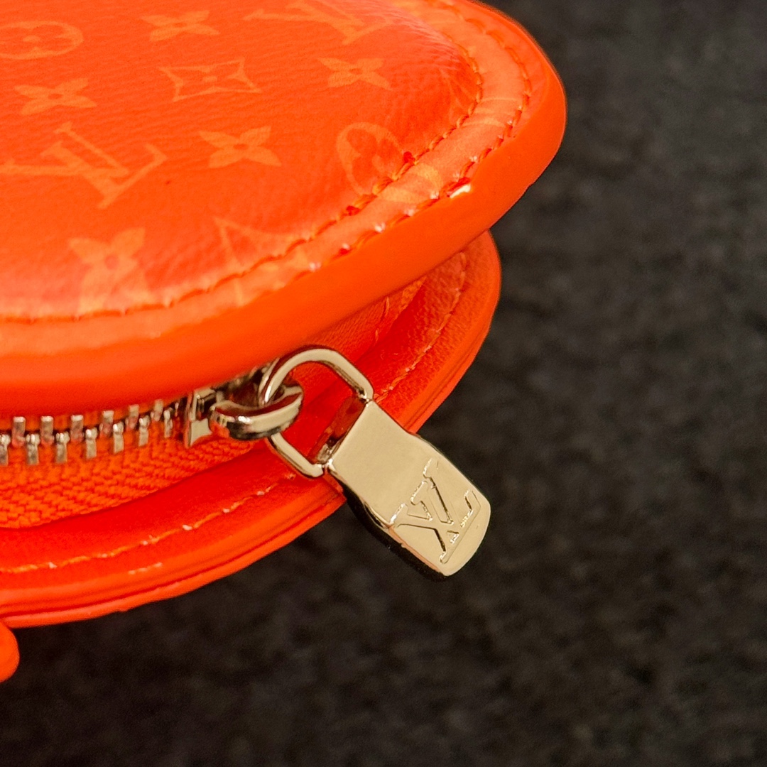 LV Orange Crab Bag Charm M01929